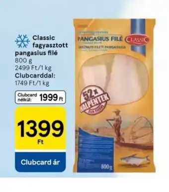 Tesco Classic Fagyasztott Pangasius File ajánlat