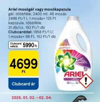 Tesco Ariel mosgél vagy moskapszula ajánlat