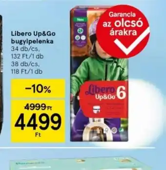 Tesco Libero Up&Go bugyipelenka ajánlat