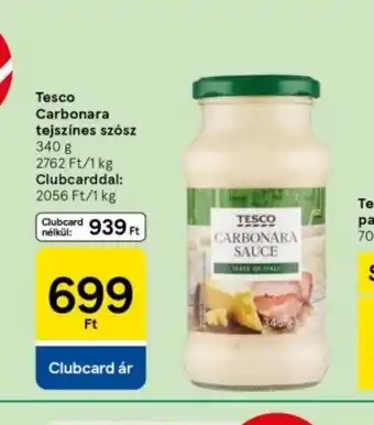 Tesco Tesco Carbonara tejfölös szsz ajánlat