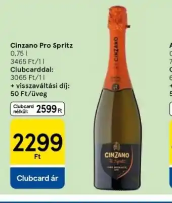 Tesco Cinzano Pro Spritz ajánlat