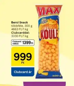 Tesco Bersi Snack Spirál Koule ajánlat