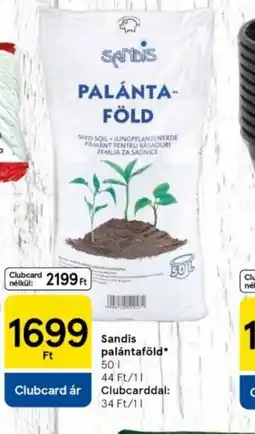 Tesco Sandis Palántaföld ajánlat