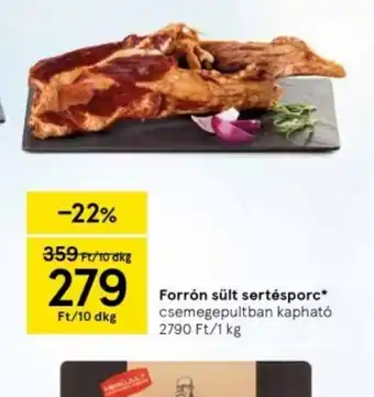 Tesco Forrn sült sertéspocs ajánlat