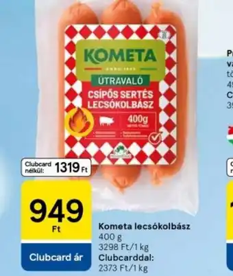 Tesco Kometa Lecskolbász ajánlat