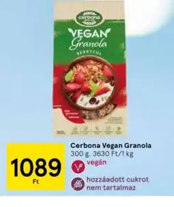 Tesco Carbona Vegan Granola ajánlat