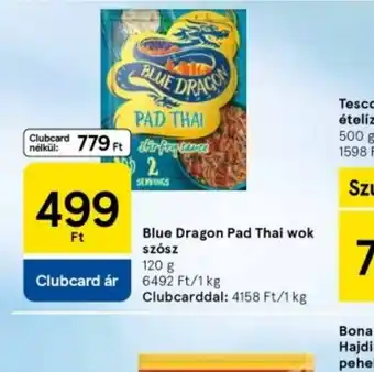 Tesco Blue Dragon Pad Thai wok ajánlat