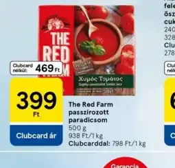 Tesco The Red Farm passzírozott paradicsom ajánlat