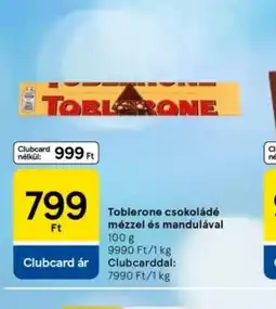 Tesco Toblerone csokoládé ajánlat