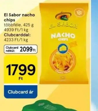 Tesco El Sabor Nacho Chips ajánlat