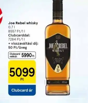 Tesco Joe Rebel Whisky ajánlat