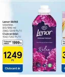 Tesco Lenor öblítő ajánlat