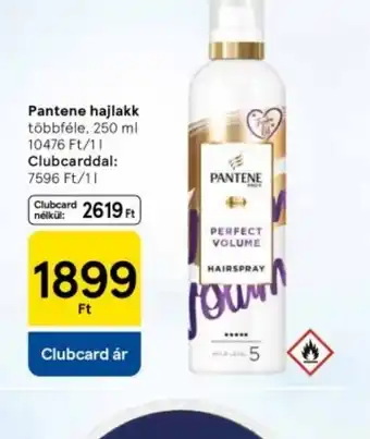 Tesco Pantene Hajlakk ajánlat