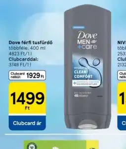 Tesco Dove Men+Care tusfürdő ajánlat