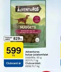 Tesco Adventuros Kutya-jutalomfalat ajánlat