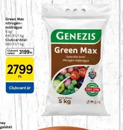 Tesco Genezis Green Max nitrogén-műtrágya ajánlat