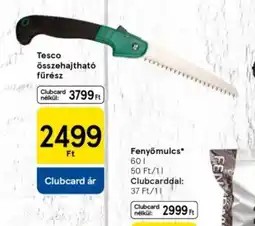 Tesco Tesco összehajthat fűrész ajánlat