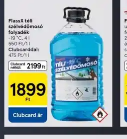 Tesco FlassX téli szélvédőmos folyadék ajánlat