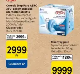 Tesco Ceresit Stop Pára AERO 360 Ceresit Stop Pára AERO páramentes utántöltő tabletta ajánlat