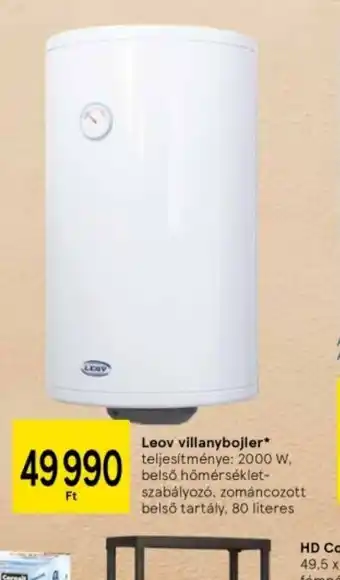 Tesco Leov villanybojler ajánlat