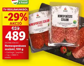 Lidl Hazánk Kincsei Nemespenészes Szalámi ajánlat