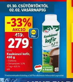 Lidl Kaukázusi kefir ajánlat