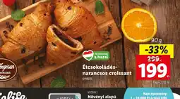 Lidl Étcsokis-narancsos croissant ajánlat