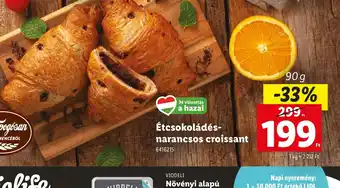 Lidl Étcsokis-narancsos croissant ajánlat