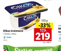 Lidl Oikos krémtúr ajánlat