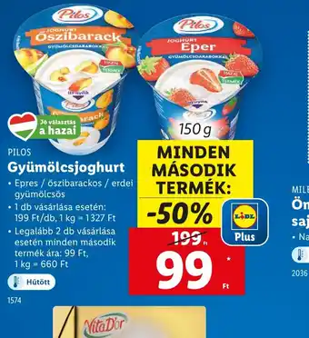 Lidl Pils Gyümölcsjoghurt ajánlat