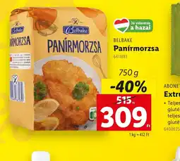 Lidl Belbake Panírmorzs ajánlat