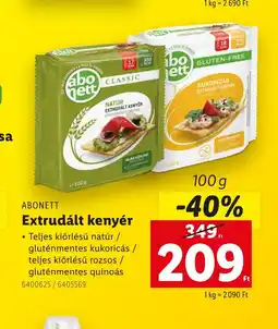 Lidl Abonett Extrudált kenyér ajánlat