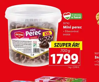 Lidl Detki Mini Perec XXL ajánlat