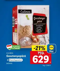 Lidl Culinea Gesztenyepüré ajánlat