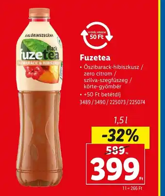 Lidl Fuzetea ajánlat