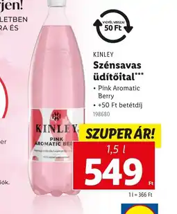 Lidl Kinley Szénsavas Üdítőital ajánlat