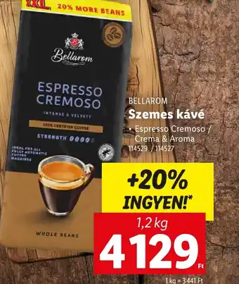 Lidl Bellarom Espresso Cremoso ajánlat