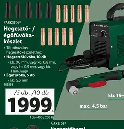 Lidl Parkside Hegesztő-/Égetőfúvka-készlet ajánlat