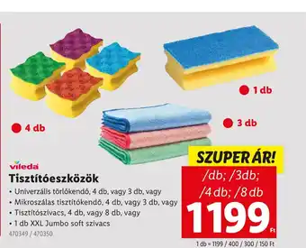 Lidl Vileda Tisztítóeszközök ajánlat