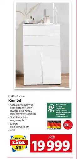 Lidl LIVARNO home Komód ajánlat