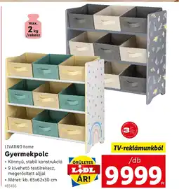 Lidl LIVARNO home Gyermekpolc ajánlat