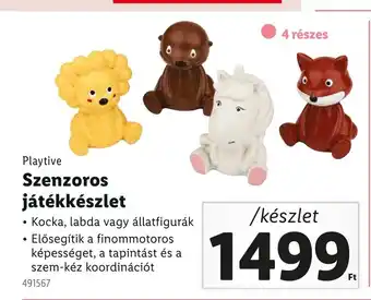 Lidl Playtive Szenzoros játékkészlet ajánlat