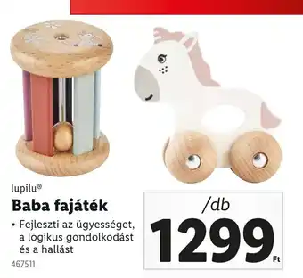 Lidl lupiluⓇ Baba fajáték ajánlat