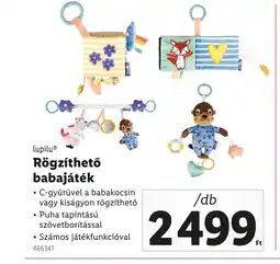 Lidl lupiluⓇ Rögzíthető babajáték ajánlat