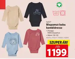 Lidl Lupiluⓡ Biopamut baba kombidressz ajánlat