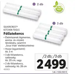 Lidl SILVERCREST® KITCHEN TOOLS Fóliatekercs ajánlat