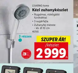 Lidl Livarno home Kézi zuhanykészlet ajánlat