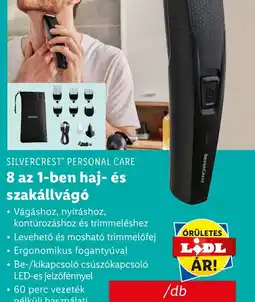 Lidl Silvercrest Personal Care 8 az 1-ben haj- és szakállvág ajánlat