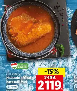 Lidl Chef Select Halászlé afrikai harcsafillevel ajánlat