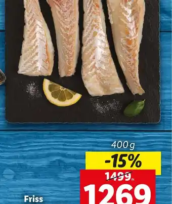 Lidl Friss Tőkehalfilé ajánlat